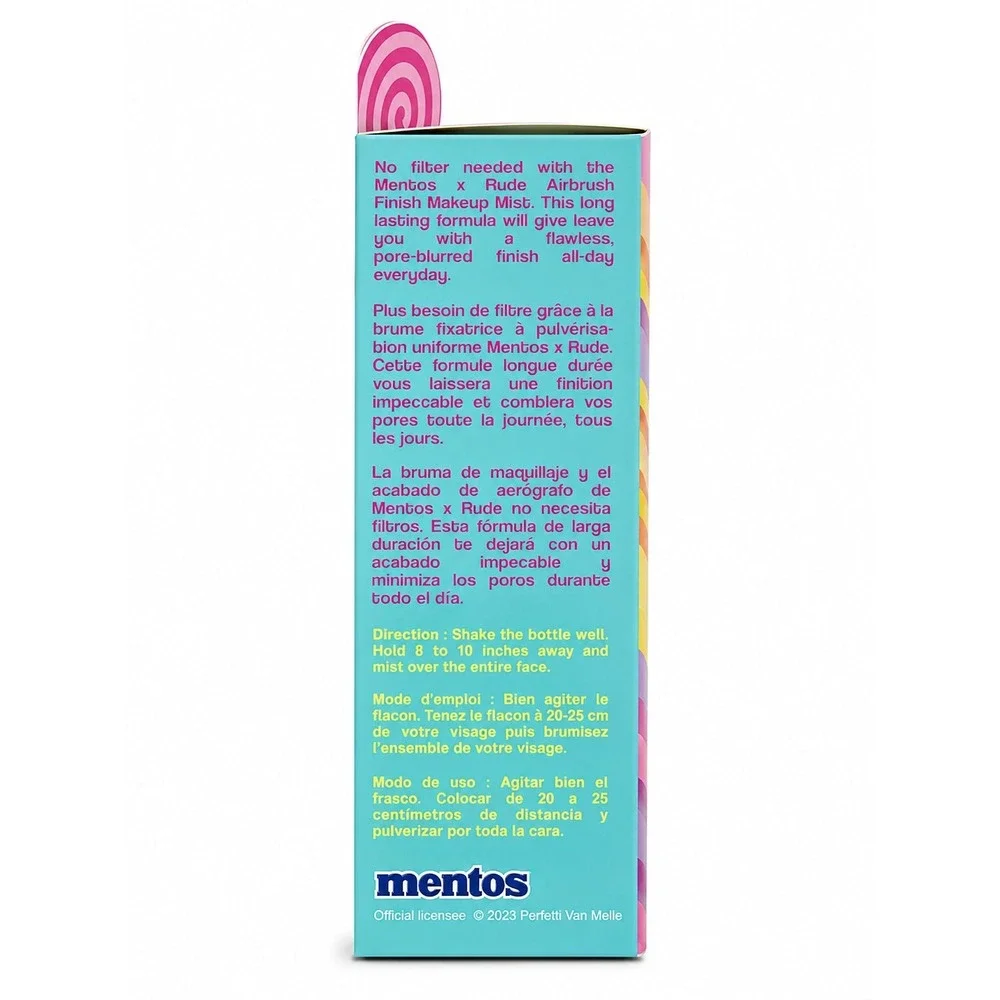 Rude x Mentos Beauty Airbrush Transfer Proof Setting Spray